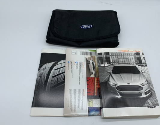 2016 Ford Fusion Owners Manual Set with Case OEM B02B02008