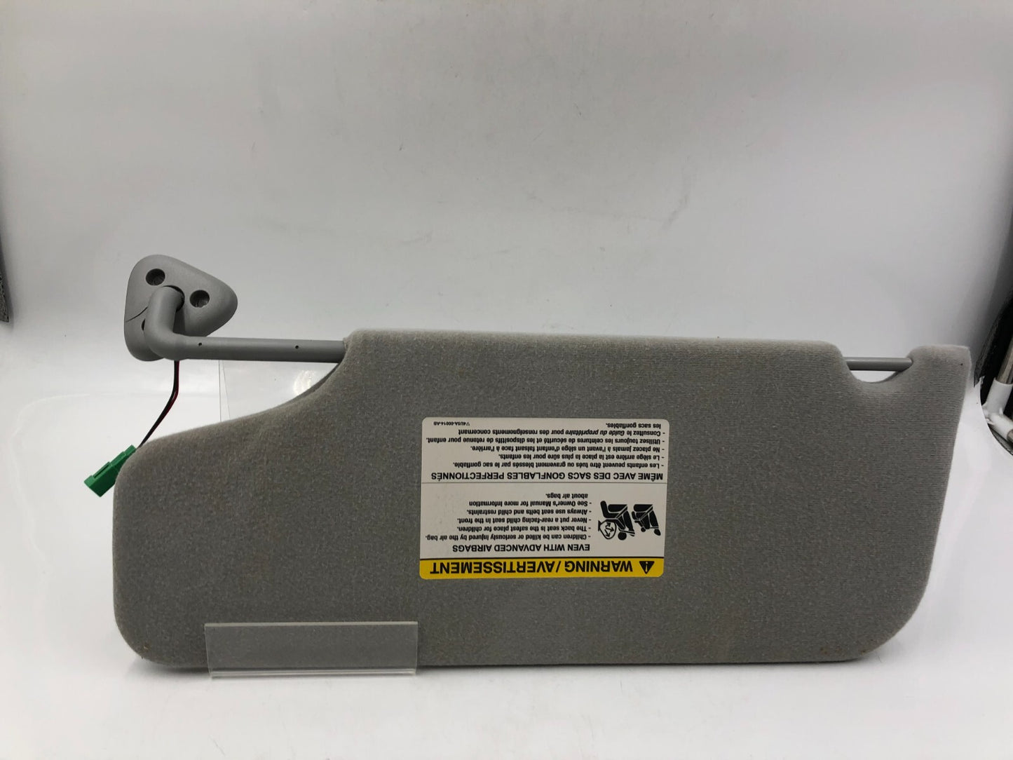 2005-2007 Ford Freestyle Passenger Sun Visor  Gray Illuminated OEM D03B31084
