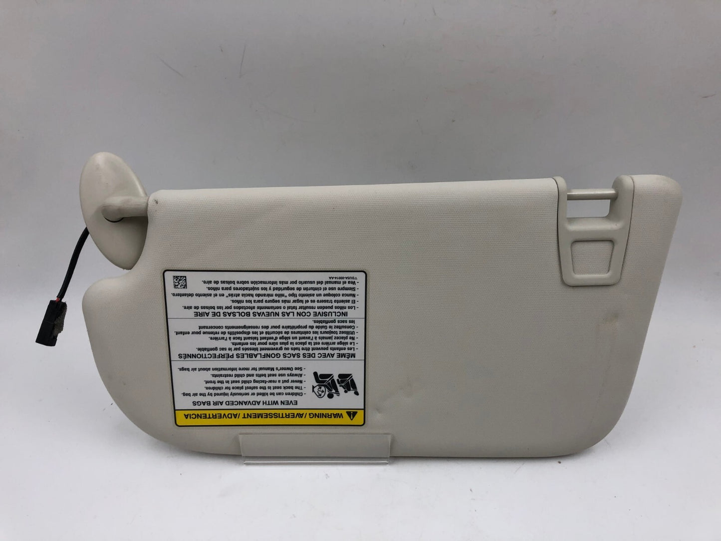 2013-2019 Ford Escape Passenger Sun Visor Sunvisor Ivory Illumination C03B43005