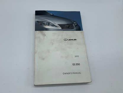 2012 Lexus ES350 ES 350 Owners Manual OEM A01B49003