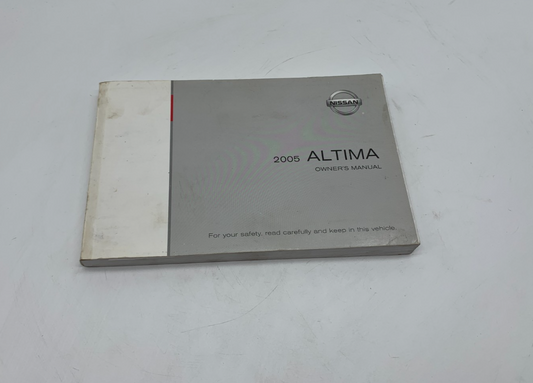 2005 Nissan Altima Owners Manual OEM C03B66006