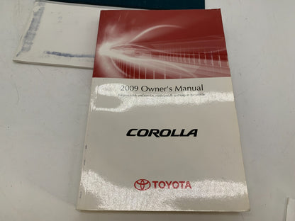 2009 Toyota Corolla Owners Manual Set OEM D01B60005