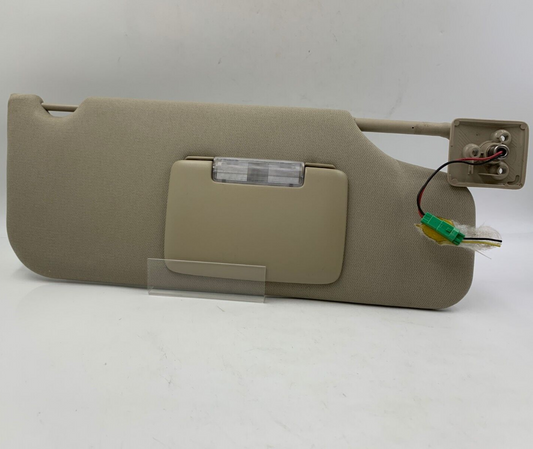 2007-2010 Lincoln MKX Passenger Sun Visor Beige Illuminated OEM A01B55043
