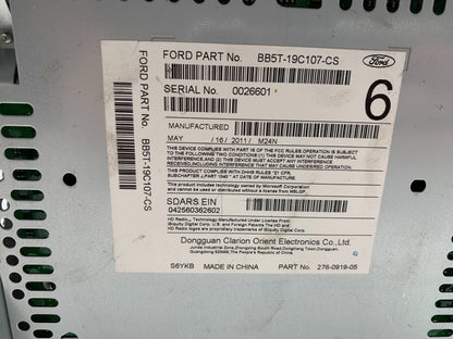 2011 Ford Explorer AM FM CD Player Radio Receiver OEM A01B30091
