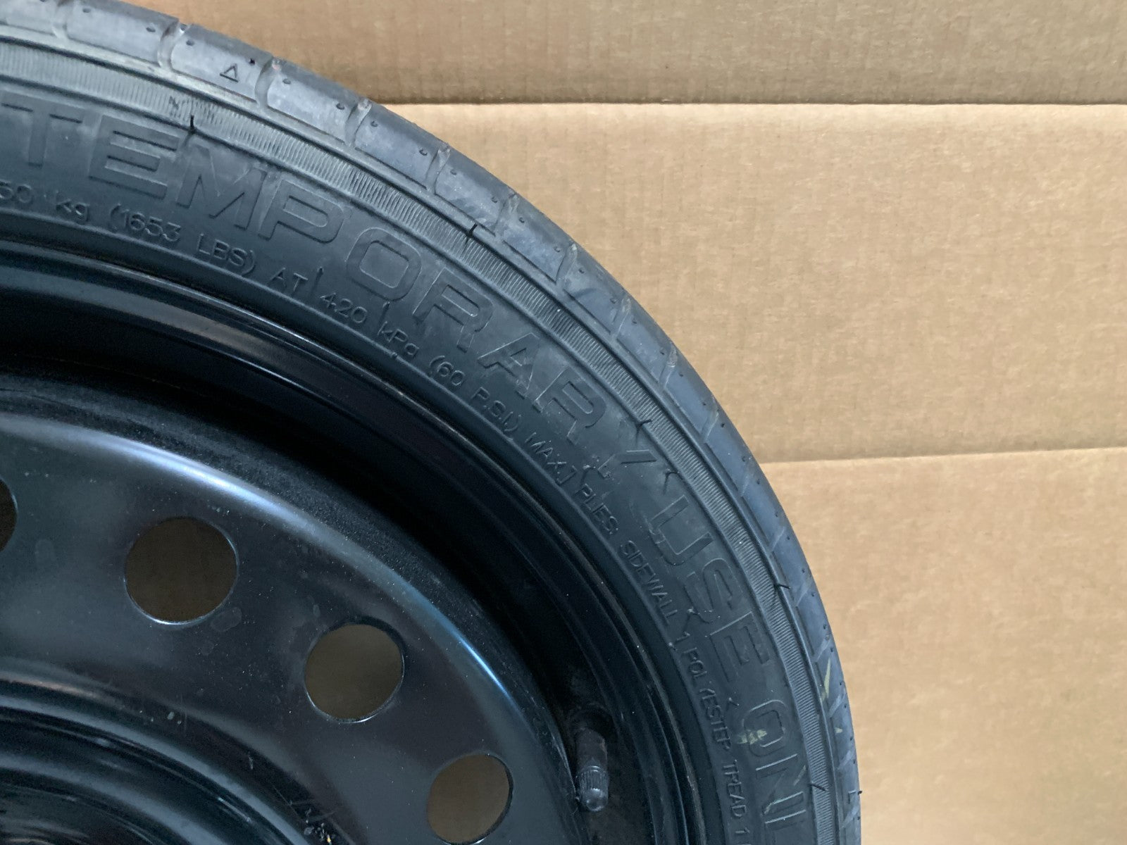 2013-2016 Chevrolet Malibu 17" Spare Tire with Jack Kit Donut T125/70R17 OEM