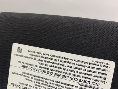 2013-2019 Ford Taurus Passenger Sun Visor Black Illuminated OEM E02B50016