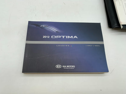 2012 Kia Optima Owners Manual Set with Case OEM B01B04009