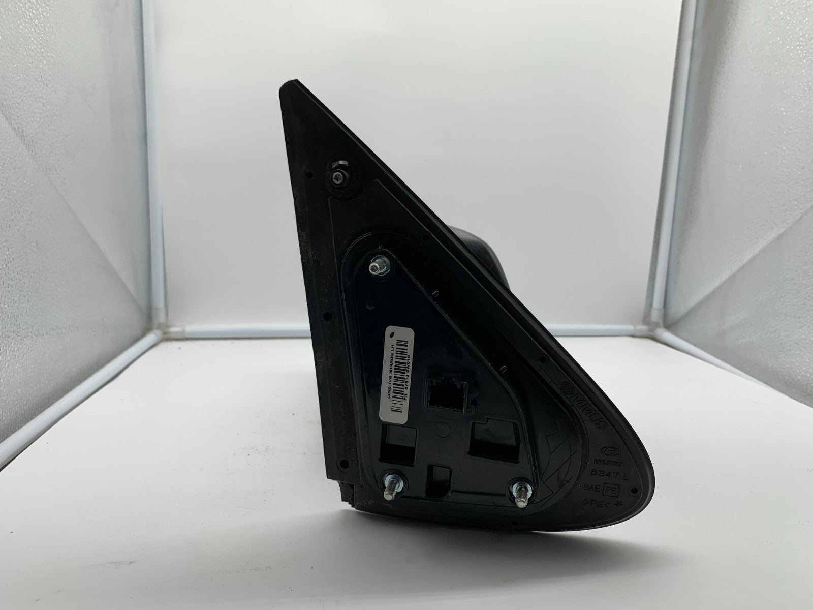 2007-2012 Hyundai Santa Fe Driver Side View Power Door Mirror Black C01B43066