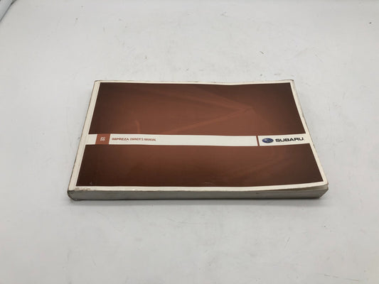 2009 Subaru Impreza Owners Manual OEM D02B03001
