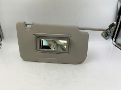 2014-2017 Nissan Rogue Passenger Sun Visor Gray Illuminated OEM A02B01024