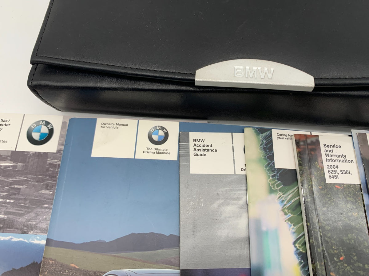 2004 BMW 545i 5 Series Owners Manual Set OEM D01B11007
