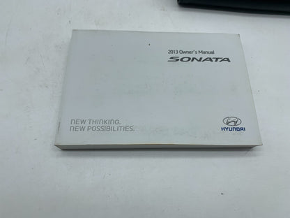 2013 Hyundai Sonata Owners Manual Set with Case OEM D03B68003