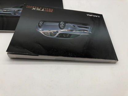 2011 Acura TSX Owners Manual Set with Case OEM A01B10003