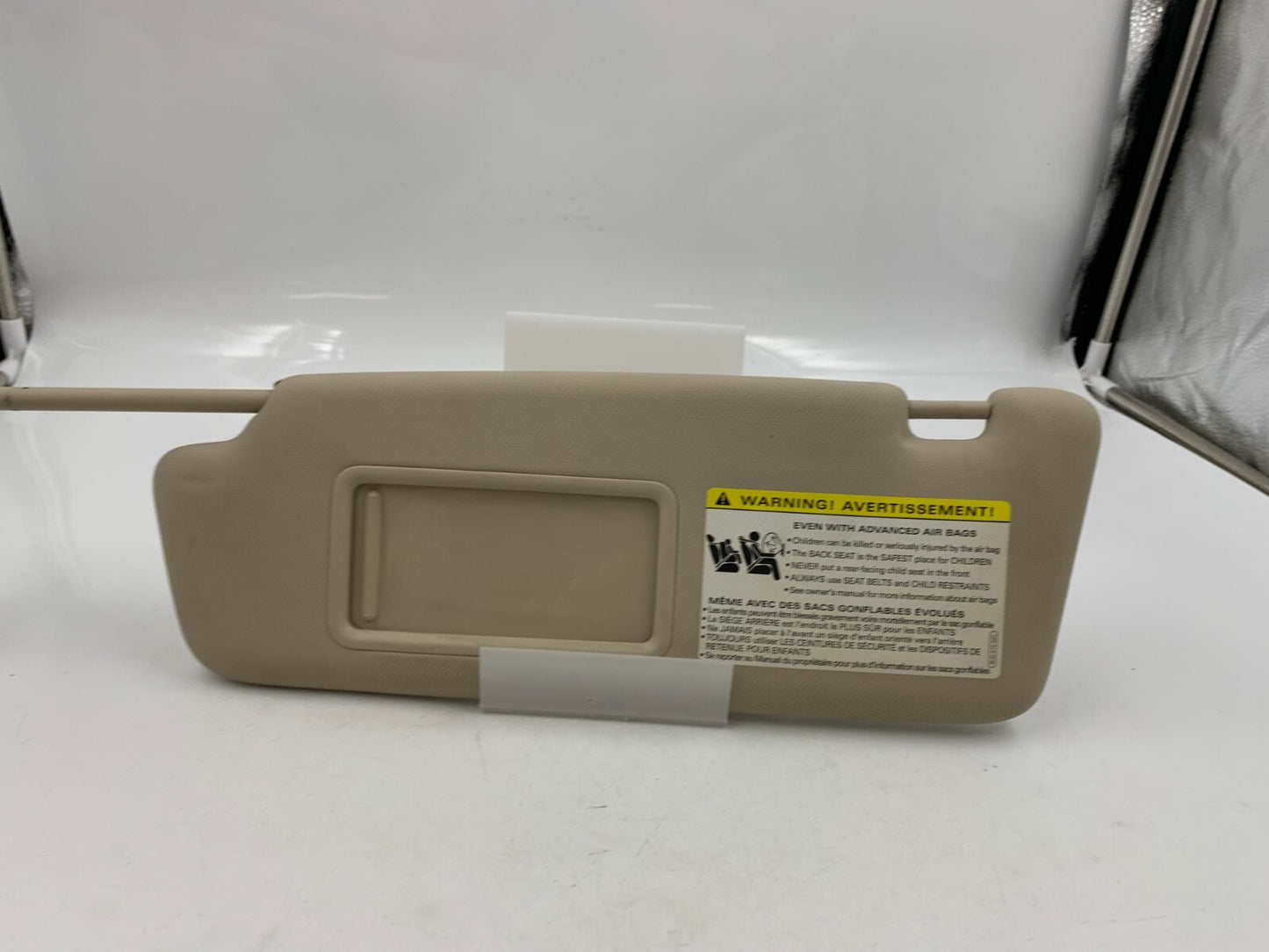 2009-2012 Audi A4 Driver Sun Visor Sunvisor Gray Illumination OEM C04B48016