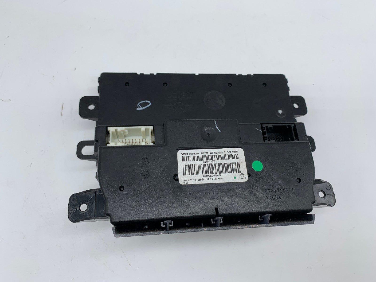 2009 Mini Cooper AC Heater Climate Control Temperature Unit OEM D03B34002