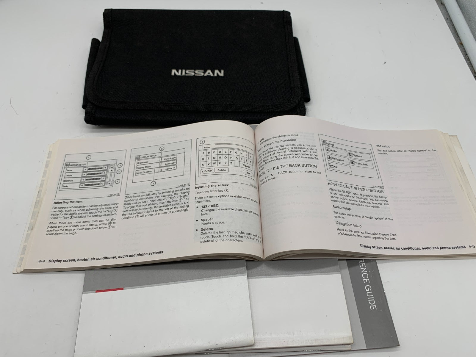 2013 Nissan Versa Sedan Owners Manual Set with Case OEM