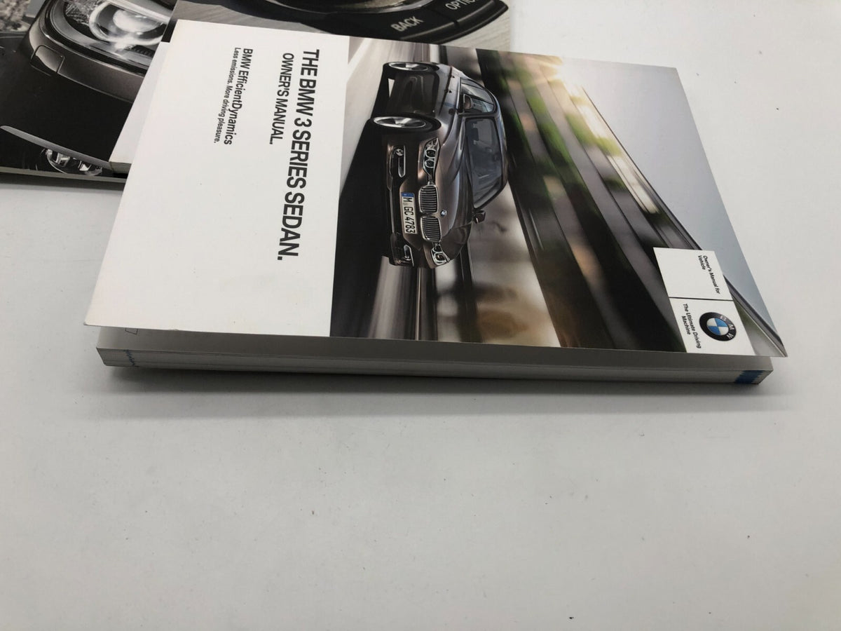 2014 BMW 3 Series Sedan Owners Manual Set with Case OEM A01B13020