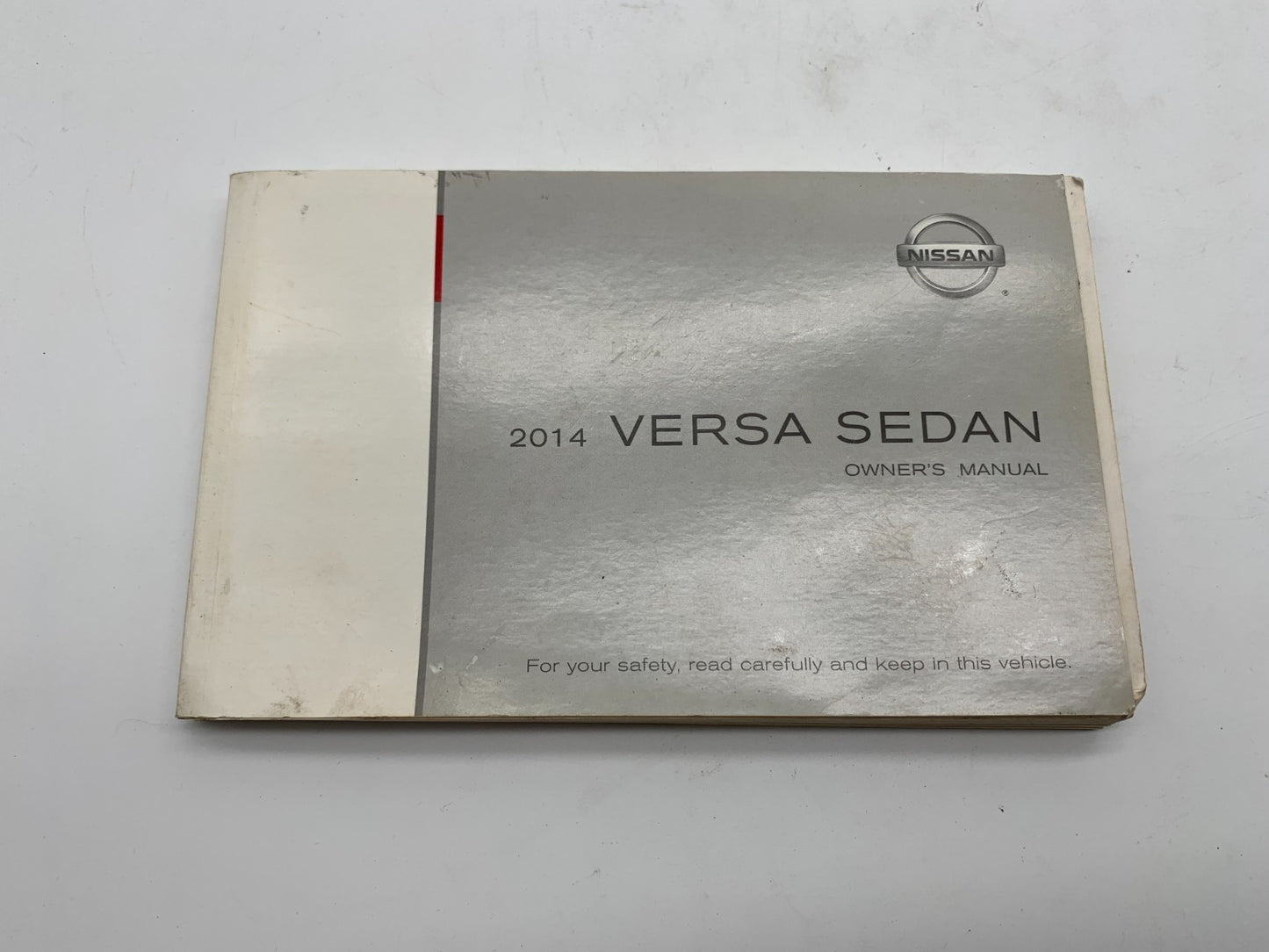 2014 Nissan Versa Sedan Owners Manual Set with Case OEM R01B04009