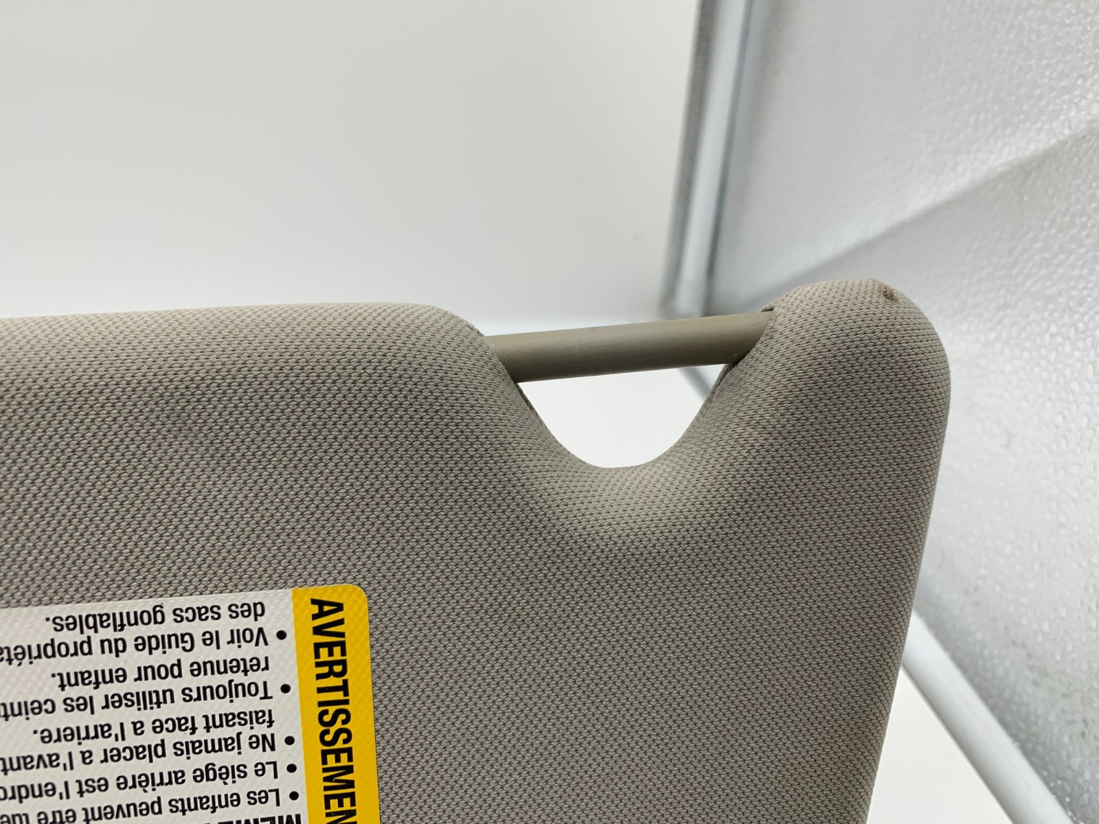 2006-2016 Chevrolet Impala Passenger Sun Visor Gray Illuminated OEM A02B30002