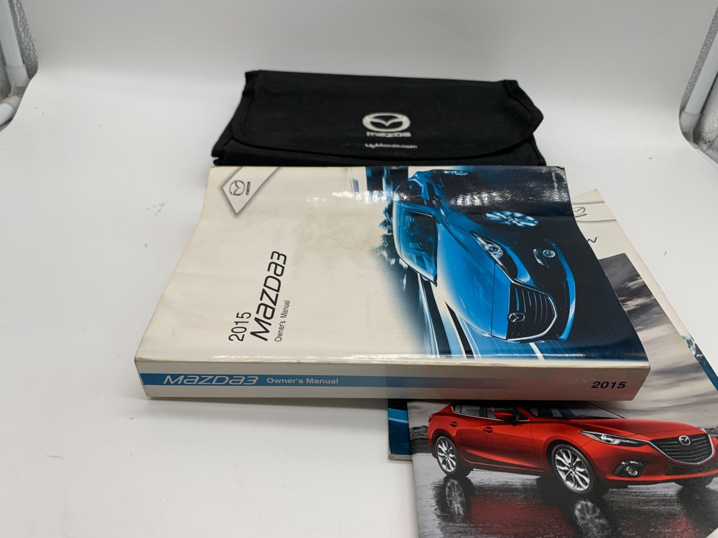 2015 Mazda 3 Owners Manual Set with Case OEM B03B41080