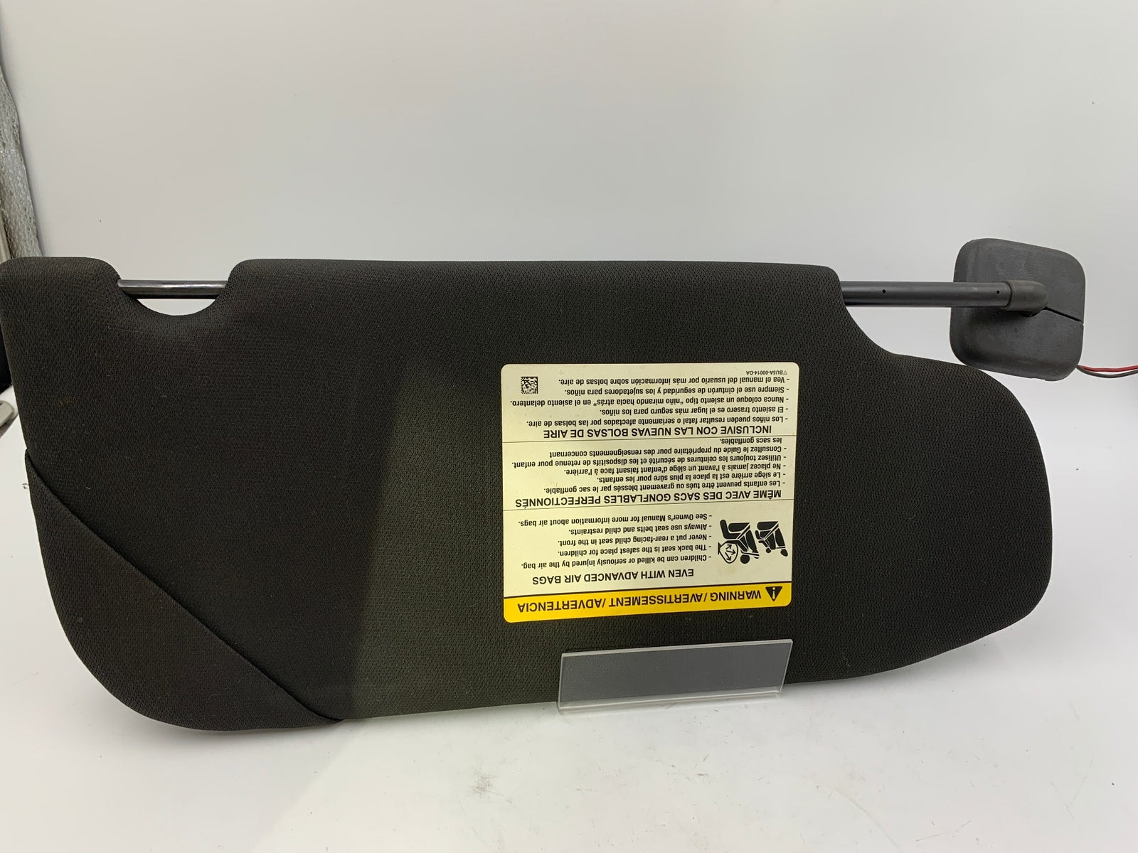 2013-2019 Ford Taurus Driver Sun Visor Black Illuminated OEM C02B65010