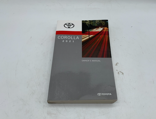 2021 Toyota Corolla Corolla Owners Manual OEM C02B04004