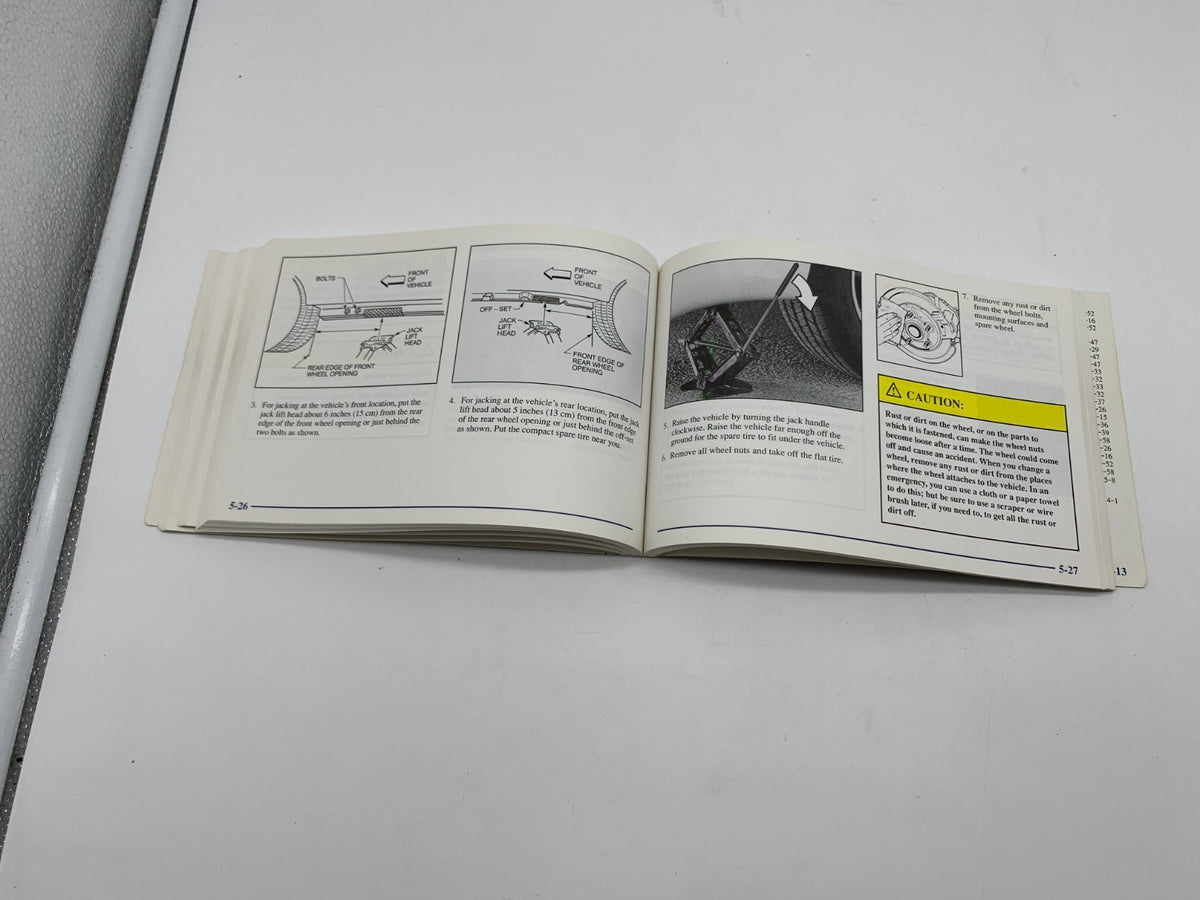 2000 Buick Century Owners Manual OEM B03B16101
