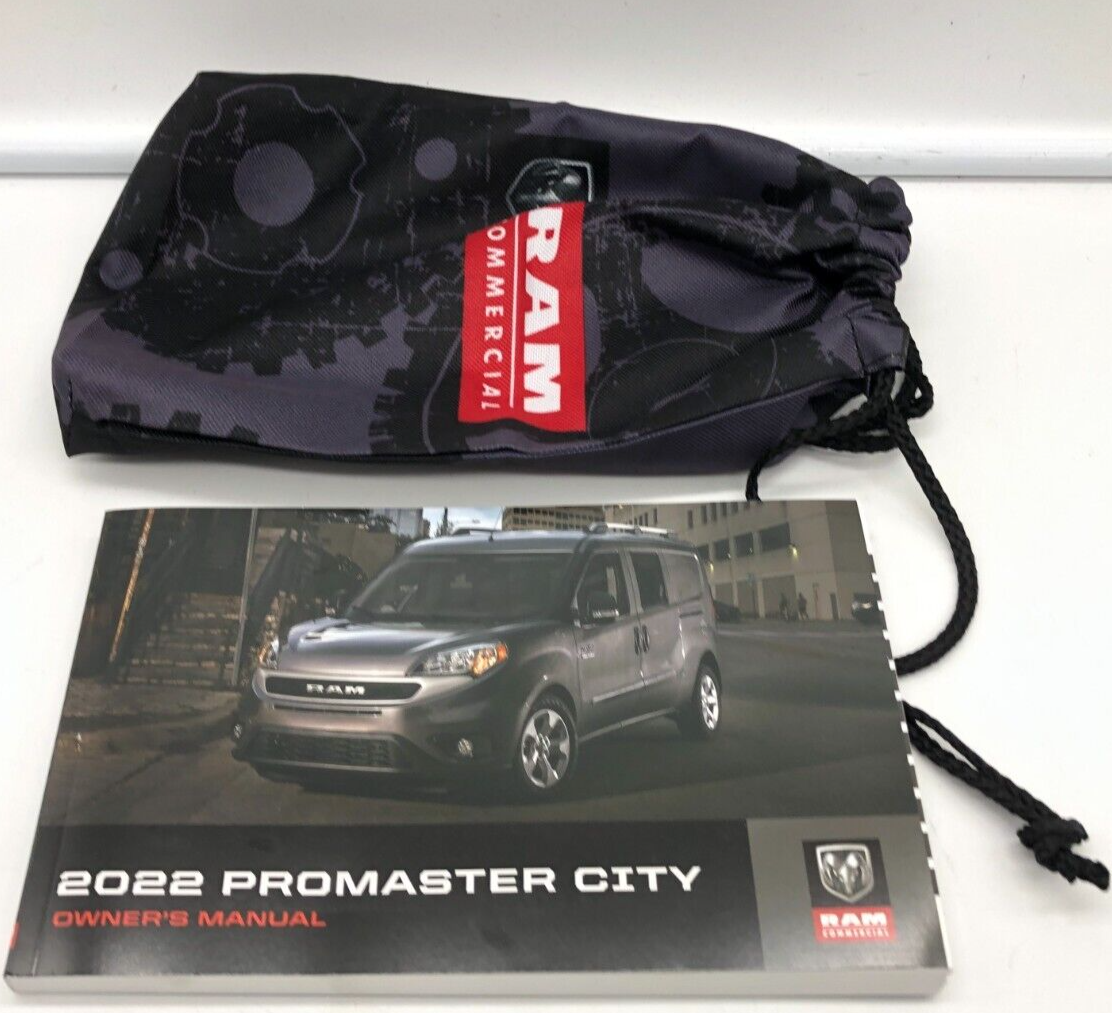2022 Ram Promaster City Owners Manual with Case OEM R01B37002