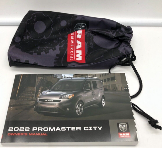 2022 Ram Promaster City Owners Manual with Case OEM R01B37002
