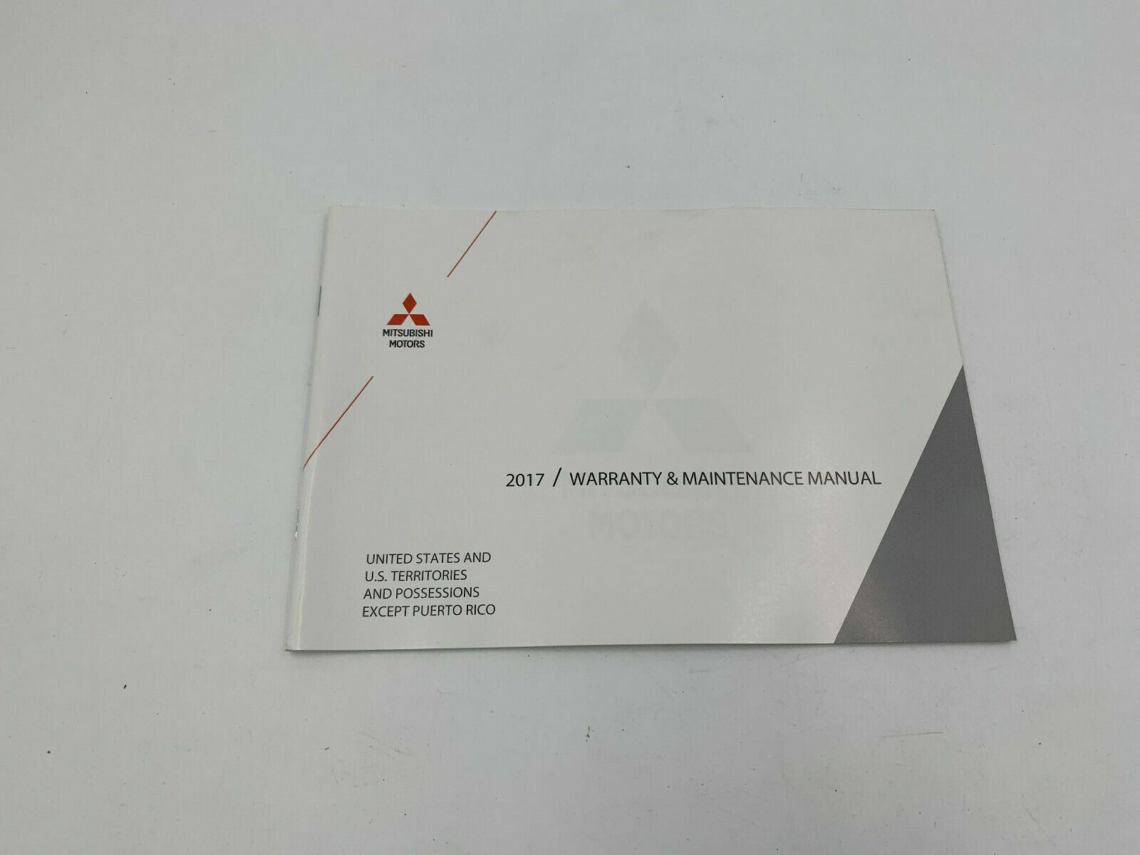 2017 Mitsubishi Lancer Owners Manual Set OEM A01B29067