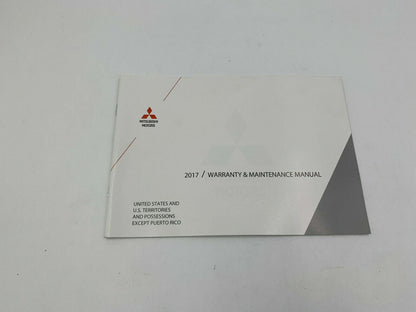 2017 Mitsubishi Lancer Owners Manual Set OEM A01B29067