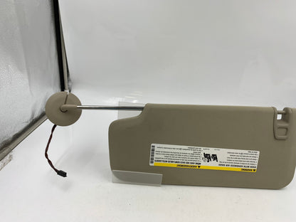 2013-2017 Cadillac XTS Passenger Sun Visor Tan Illuminated OEM E01B36001