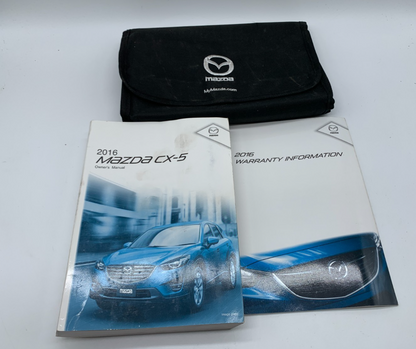 2016 Mazda CX-5 CX5 CX 5 Owners Manual with Case OEM A02B50051