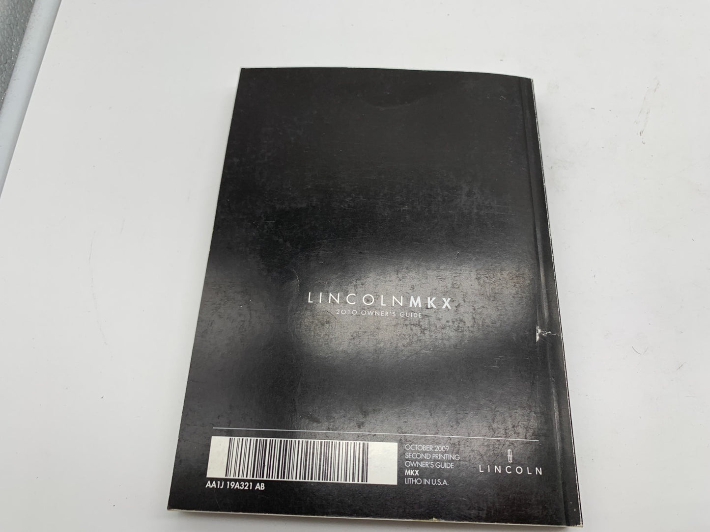 2010 Lincoln MKX Owners Manual Set with Case OEM C01B18020