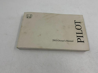 2003 Honda Pilot Owners Manual OEM R01B09005