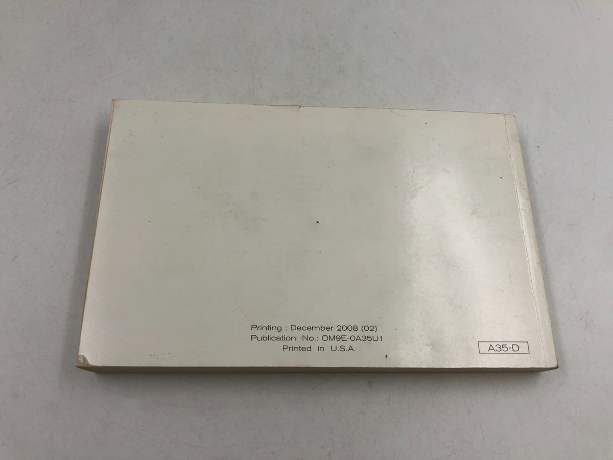 2009 Nissan Maxima Owners Manual OEM A03B18058