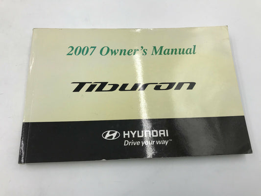 2007 Hyundai Tiburon Owners Manual Set OEM A04B27027