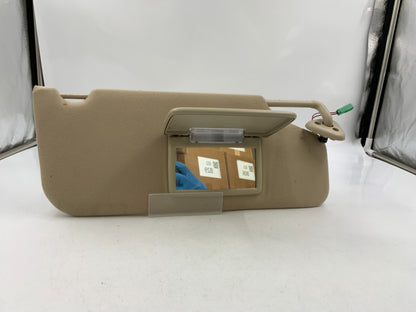 2006 Mercury Montego Passenger Sun Visor Beige Illuminated OEM B01B53004