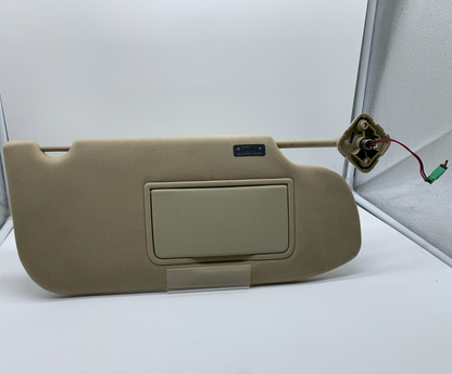 2013-2019 Ford Taurus Passenger Sun Visor Tan Illuminated OEM A04B10013