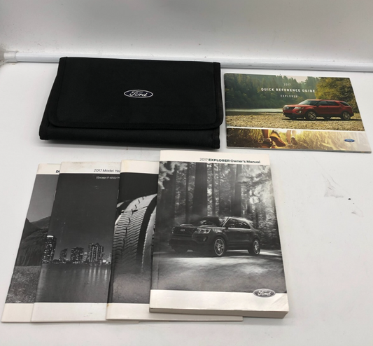 2017 Ford Explorer Owners Manual Set with Case OEM E03B42005