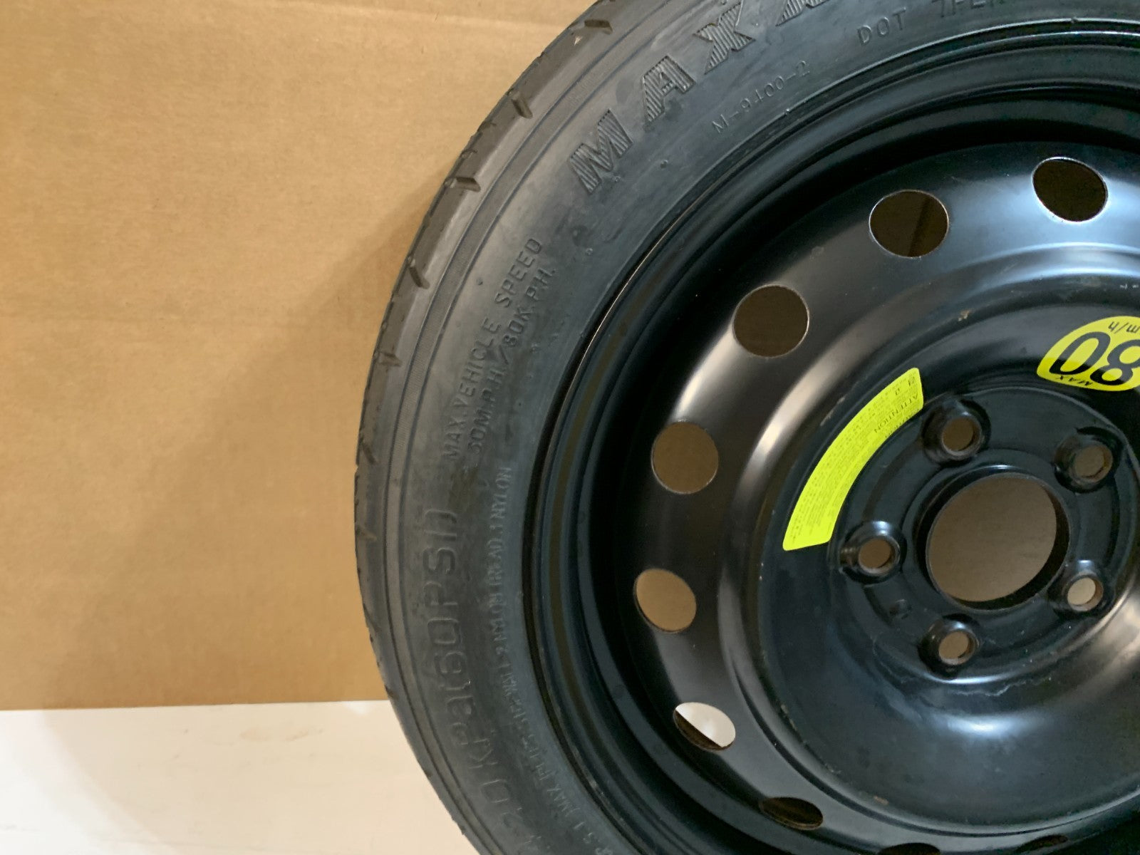 2011-2018 Kia Optima 16" Spare Tire Compact Donut T125/80D16 OEM Spare