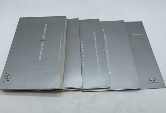 2015 Infiniti Q40 Q 40 Owners Manual Set OEM A01B01016