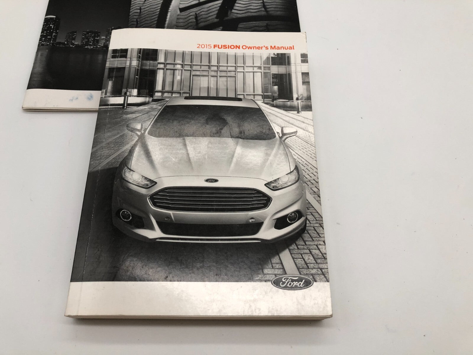 2015 Ford Fusion Owners Manual Set with Case OEM A02B50001