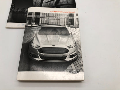 2015 Ford Fusion Owners Manual Set with Case OEM A02B50001