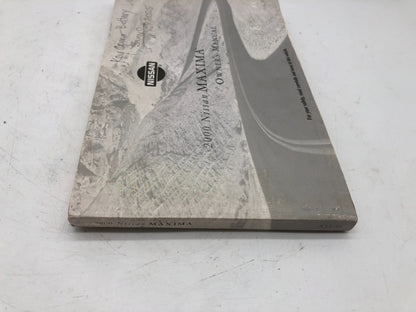 2000 Nissan Maxima Owners Manual OEM B03B17013