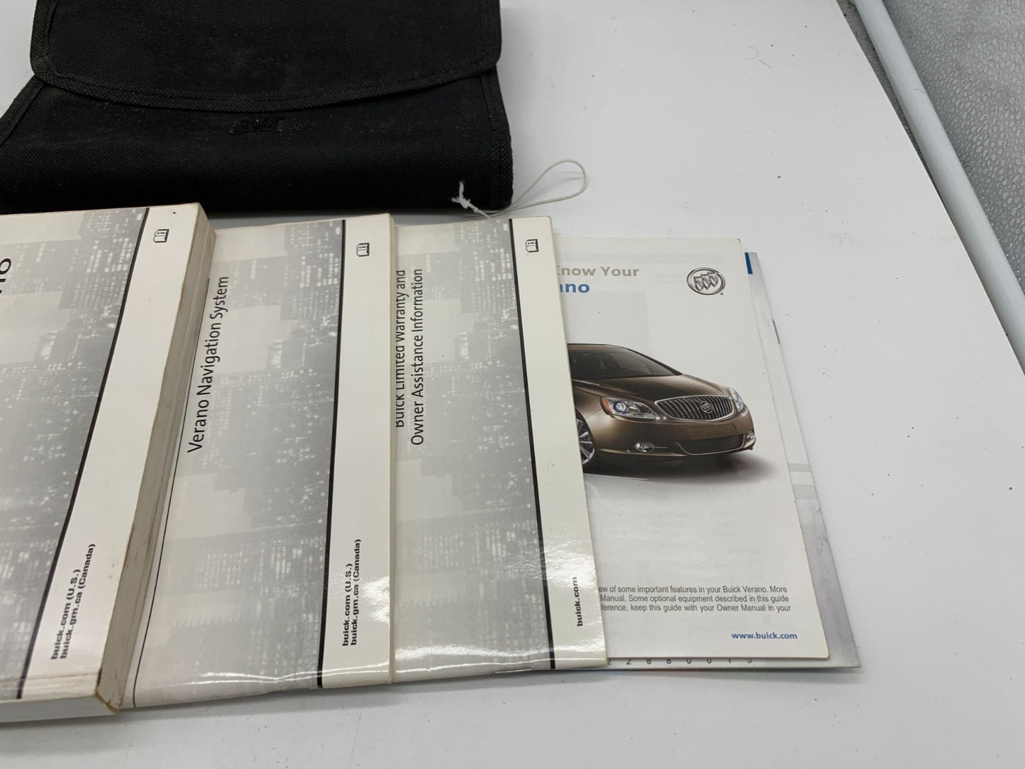 2012 Buick Verano Owners Manual Set with Case OEM A04B28005