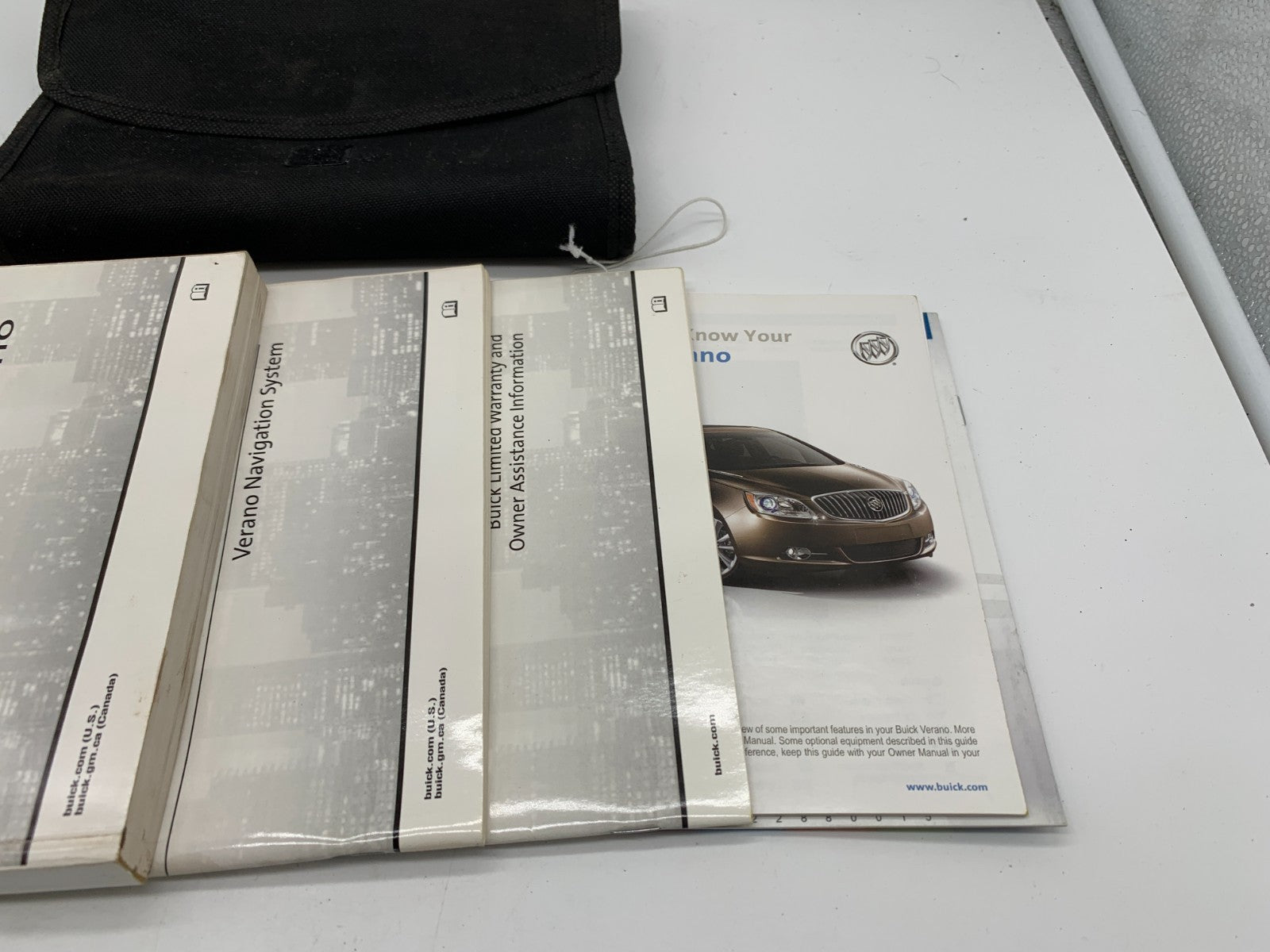 2012 Buick Verano Owners Manual Set with Case OEM A04B28005