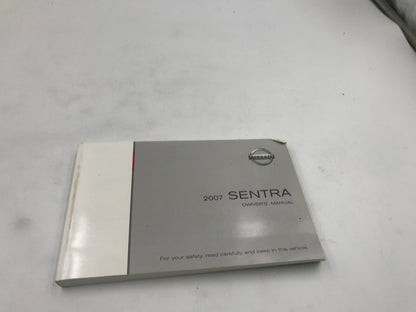 2007 Nissan Sentra Owners Manual Set with Case OEM D02B61008