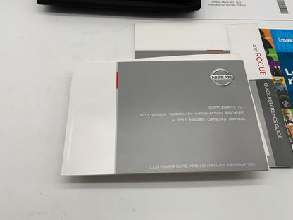 2016 Nissan Rogue Owners Manual Set with Case OEM B04B27013