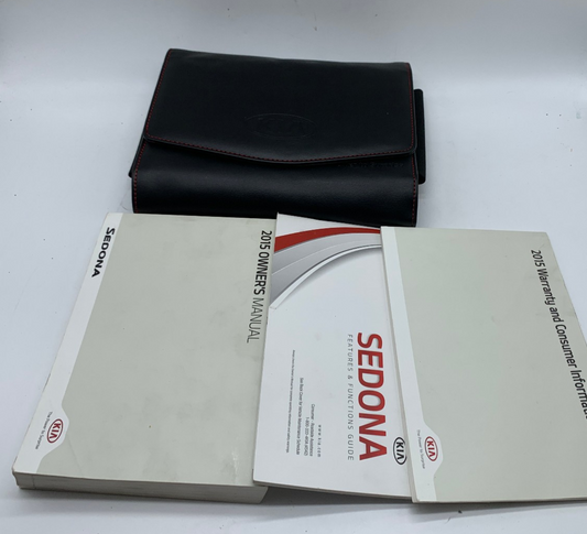 2015 Kia Sedona Owners Manual Set with Case OEM D03B38001